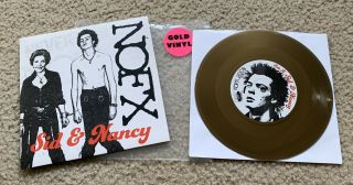 Nofx Sid And Nancy Gold Color Vinyl Band Edition Very Rare