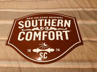 Orleans Southern Comfort Metal Embossed Sign For Man Cave Or Bar