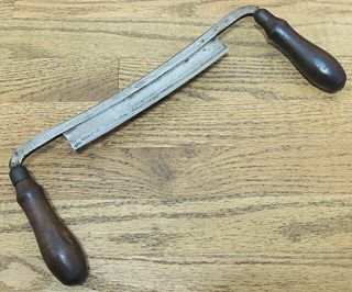 8 " P.  S.  & W.  Co.  No 1 Extra Draw Knife - Antique Hand Tool - Shave - Peck Stow Wilcox