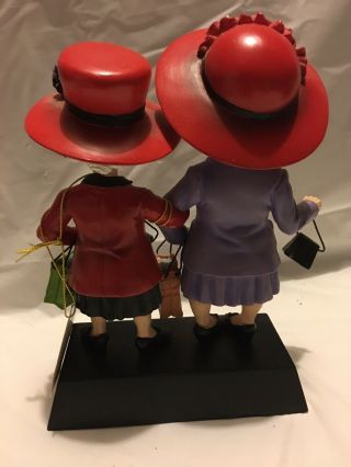 Westland The Biddy Ladies Red Hat Society Collectible Figurine Shopping 2