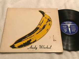 Velvet Underground & Nico W/ Intact Banana Warhol Verve V6 5008 Lp
