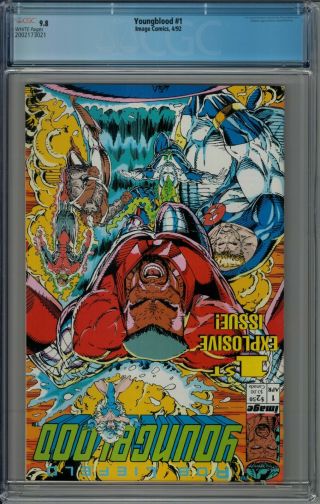 Youngblood 1 (April,  1992) CGC 9.  8 WP 1st Image Extreme Title Liefeld 2