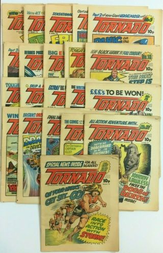 Tornado Uk Comics Set 1 - 22 1979 (missing 17)