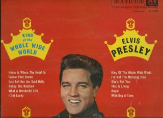 Elvis Presley South Africa Only Lp King Of The Whole Wide World