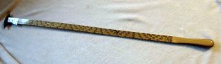 Vintage Conway Cleveland Wooden Log Board Rule Lumber Tally Stick Tool
