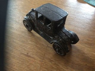 Vintage Cast Iron Model A? Toy Car 5” Unbranded