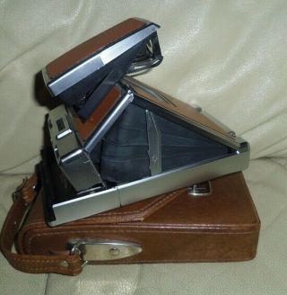 Vintage Polaroid Sx - 70 Alpha 1instant Land Camera W/leather Case