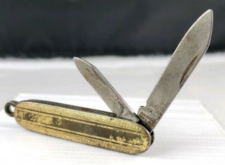 Vintage 2 Blade Folding Pocket Knife - Colonial Prov Ri.