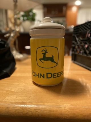 John Deere Canister Cookie Jar