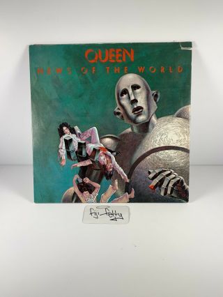 Queen News Of The World 1977 Uk Vinyl " We Will Rock You/we Are The Champions "
