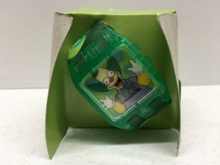 The Simpsons Burger King Krusty The Clown Official Talking Watch Vintage 2002