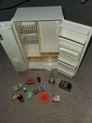 Vintage 1996 San Francisco Toy Makers Side By Side Refrigerator/freezer