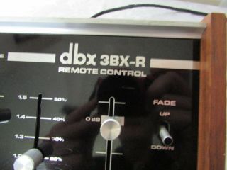 VINTAGE DBX Model 3BX - R Remote Control for DBX 3BX Range Extender 3