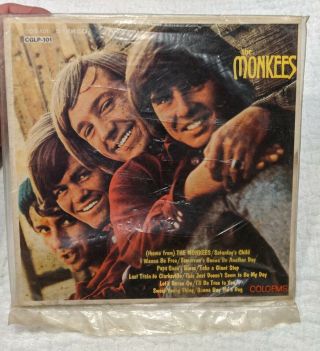 Very Rare The Monkees 1966 Us 33 1/3 Rpm 7” Jukebox Ep Cglp - 101