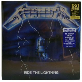 Metallica Ride The Lightning Vinyl 180gm Lp