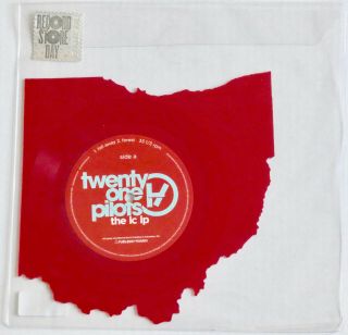 Twenty One Pilots The Lc Lp 6 " Ohio - Shaped Red Vinyl  2015 Rsd Paramore