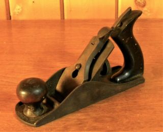 Vintage 1910 Stanley Bailey No.  4 Smooth Wood Plane Patent 1902 / 1902 / 1910