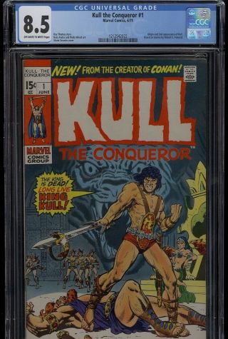 Kull The Conqueror 1 Cgc 8.  5 Vf First Series 6/71