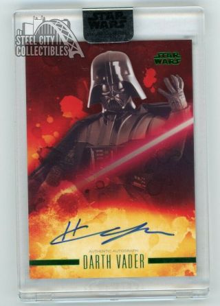 Hayden Christensen Vader 2019 Topps Star Wars Stellar Signatures Auto Card 19/20