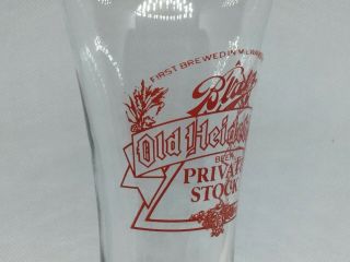VINTAGE BLATZ OLD HEIDELBERG PRIVATE STOCK BEER Glass Rare 3