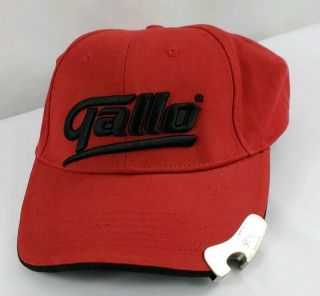 Guatemala Guatemalan Beer Cerveza Gallo Red Cap Hat With Bottle Opener