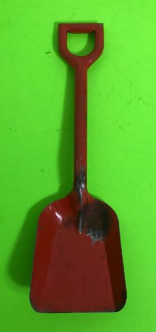 Vintage Ohio Art Tin Sand Pail Toy Shovel 10”