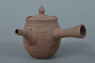 M513: Japanese Banko - Ware Shapely Teapot Kyusu Sencha,  Tea Ceremony