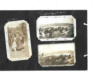 St Faustin,  Quebec,  3 Old Photos,  Women With Long Hair 1931,  Village
