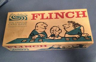 Vintage 1963 Parker Brothers,  Flinch Card Game - Complete