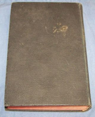 1929 GIDEONS HOTEL BIBLE THOMAS NELSON ASE VERSION HARDBACK RED GILT PAGE ENDS 3