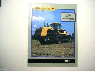 Caterpillar Challenger 65d,  75c,  85c Agricultural Tractor Brochure 8 Page