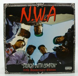 Nwa Straight Outta Compton 20th Anniversary 2x Lp Vinyl Priority Bonus Songs