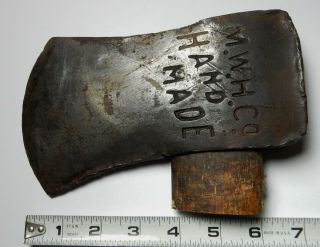 Old M.  W.  H.  Co.  Hand Made Marshal Wells Hardware Ax Axe Head