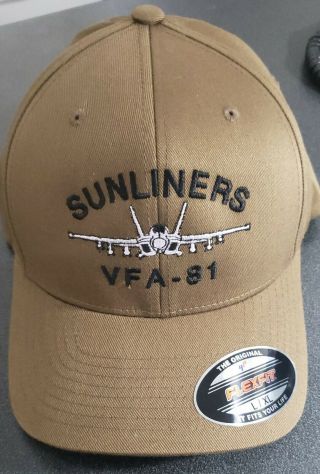 Vfa - 81 Sunliners Coyote Brown Flex Fit Ball Cap In The Size L/xl
