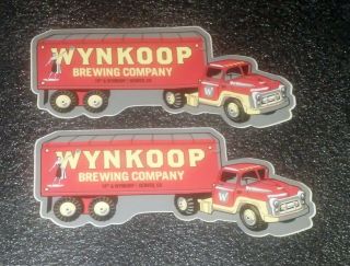 Wynkoop Brewing Company,  Denver,  Co Beer Truck Stickers 7 " By 3 1/2 "