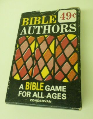 Bible Authors Card Game Zondervan