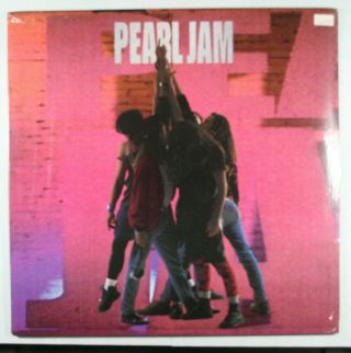 Pearl Jam Ten 1991 U.  S.  Vinyl Press/rare /eddie Vedder/10