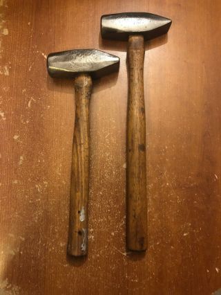 Vintage Blacksmith 3lb & 4lb Cross Peen Hammers