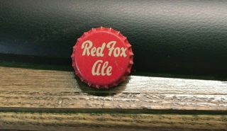 Vintage Red Fox Ale Largay Brewing Co Cork Beer Bottle Cap Waterbury Ct