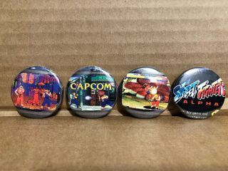 Street Fighter Alpha Button/pins 4 Pack.