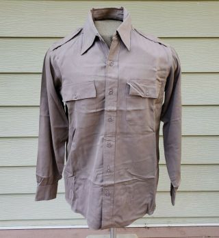 Wwii Vintage Us Army Air Corps Usaaf Officers Pinks Dress Uniform Shirt