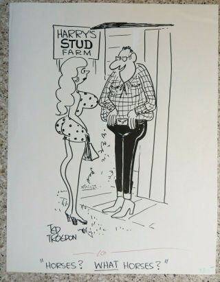 2 For 1 TED TROGDON SEX TO SEXTY CARTOON ART 2