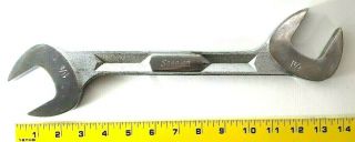 Snap - On 1 - 1/2 " 4 Way Open - End Angle Head Wrench Vs5248 Vintage 50 Yr.  Old Tool