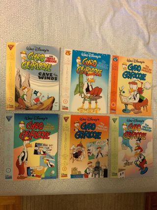 Gladstone Walt Disney’s Gyro Gearloose Carl Barks Library In Color 1 - 6 Full Set