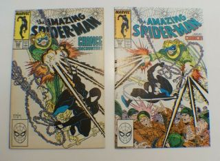 Spider - Man 298 And 299 - 1st And 2nd Mcfarlane,  Venom & Brock - (1988)