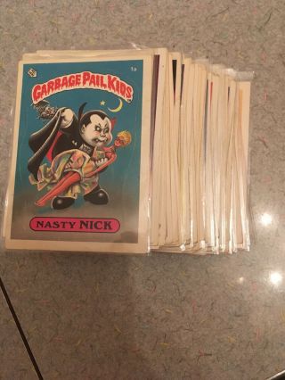 Rare Garbage Pail Kids Series 1 Complete 88 Card Set W/ A Bonus Offer