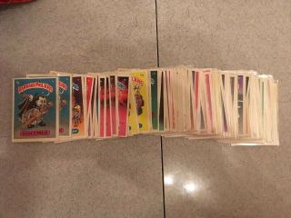 RARE Garbage Pail Kids Series 1 Complete 88 Card Set W/ A Bonus Offer 2