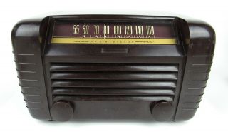 Vintage Rca Victor Tube Radio Bakelite 65x1