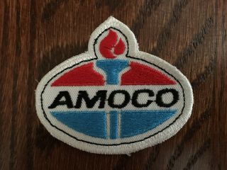 Vintage Amoco Service Station Uniform Patch Gasoline Standard Oil Petroleum Bp