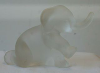 Lenox Fine Crystal Elephant Figurine Paperweight First Edition Made In Germany